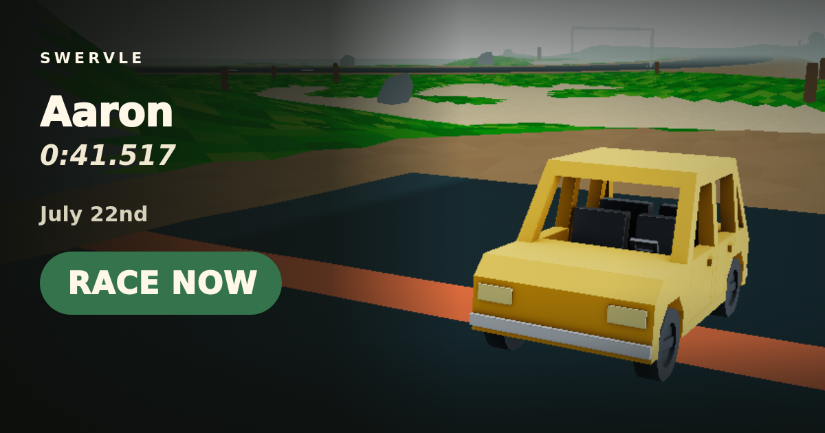 Swervle - Daily racing game. Looking for testers logo