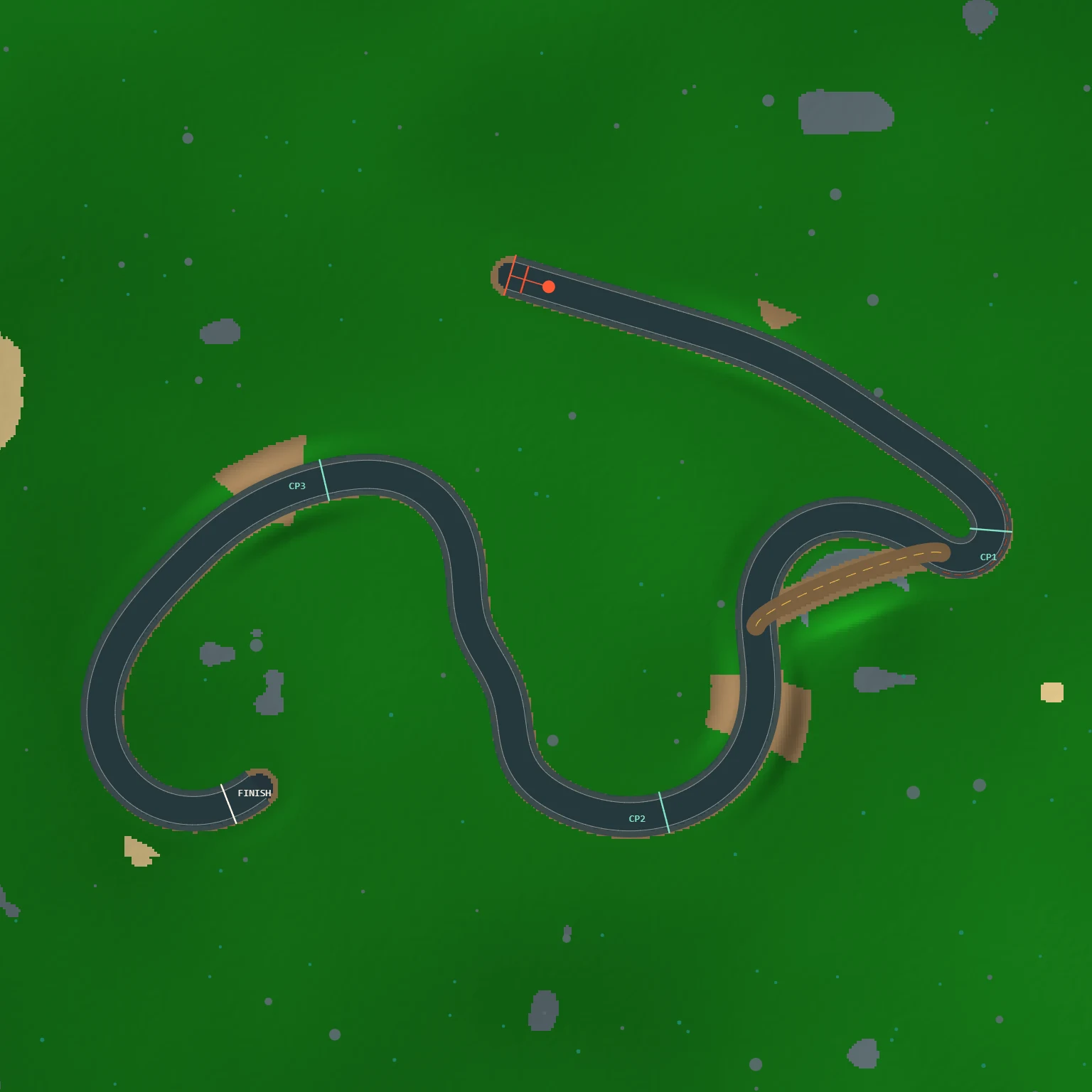 Overhead map of the Sep 26, 2026 track