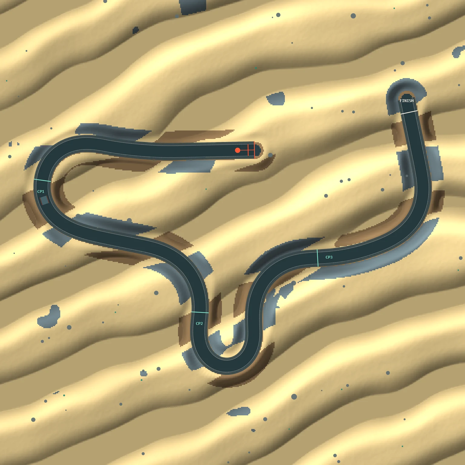 Overhead map of the Sep 24, 2026 track